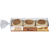 Thomas' Honey Wheat English Muffins - 6 Ct Food Product Image