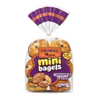 Thomas'  Mini Bagels Cinnamon Raisin - 10 Ct Product Image