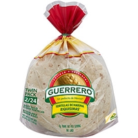 Guerrero Tortillas Flour Soft Taco Twin Pack 48 Ct Allergy and ...