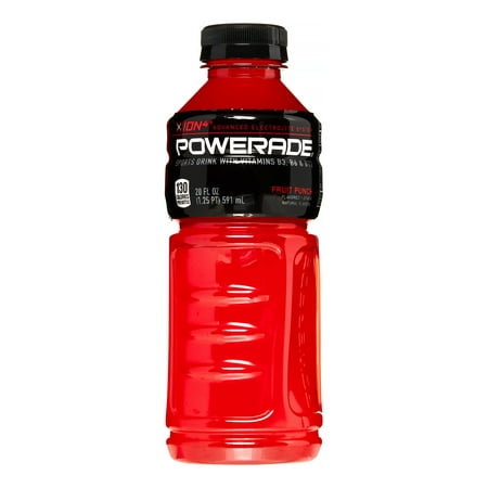 Powerade ION4 Sports Drink Fruit Punch Allergy and Ingredient Information