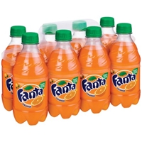 Fanta Orange Soda - 8 PK