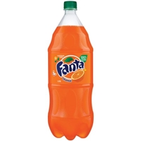 Fanta Orange Soda Caffeine Free Food Product Image