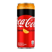 Coca-Cola Zero Orange Vanilla - 12 fl oz Sleek Can Product Image