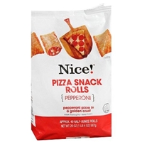 Nice! Frozen Pizza Snack Rolls Food Product Image