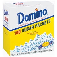 Domino Pure Cane Sugar Packets - 100 CT