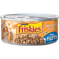 Purina Friskies Prime Filets with Chicken in Gravy Cat Food Food Product Image