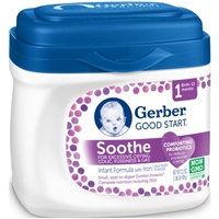 Gerber Good Start Soothe Infant Formula with Iron Milk Based Powder (0-12 Months) Food Product Image