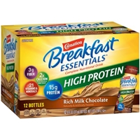 Carnation Breakfast Essentials High Protein Rich Milk Chocolate Complete Nutrition Drink, 8 fl oz, 12 count Product Image