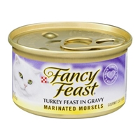 Fancy Feast Turkey Feast in Gravy Marinated Morsels Gourmet Cat Food Food Product Image