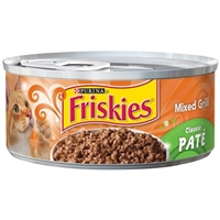 Purina Friskies Mixed Grill Classic Pate Cat Food Food Product Image