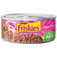 Friskies Classic Pate Classic Pate Salmon Dinner Cat Food Product Image