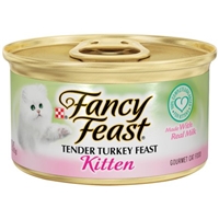 Fancy Feast Kitten Tender Turkey Feast Food Product Image