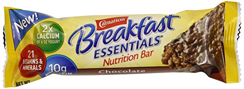 Carnation Breakfast Essentials Nutrition Bar Chocolate Food Product Image
