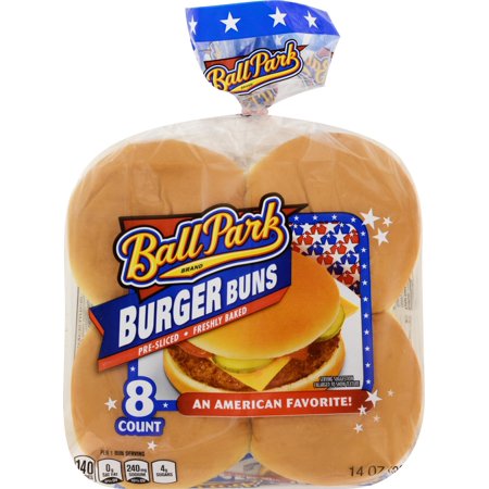 Ball Park Hamburger Buns - 8 CT Food Product Image