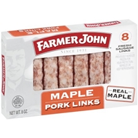 Farmer John Pork Links Old-Fashioned Maple, Skinless Food Product Image