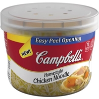 Campbell's Homestyle Chicken Noodle Soup Food Product Image