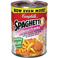 Campbell's Franks SpaghettiOs Canned Pasta, 15.6 Oz.