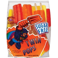 Rainbow Glacier Popsicles Twin Pops Cherry/Orange/Banana Product Image