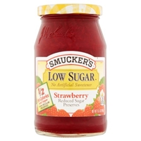 Smucker's Low Sugar Preserves Strawberry Food Product Image
