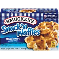 Smucker's Snack'n Waffles Blueberry Waffles Food Product Image