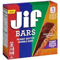 Jif Peanut Butter Granola Bars Peanut Butter Chocolate - 5 CT