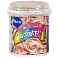 Pillsbury Funfetti Pink Vanilla Frosting Product Image