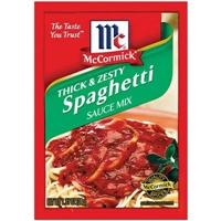 McCormick Thick & Zesty Spaghetti Sauce Mix 1.37 oz Food Product Image