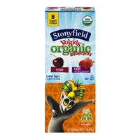 Stonyfield Organic YoKids Squeezers Cherry & Berry Lowfat Yogurt - 8 CT