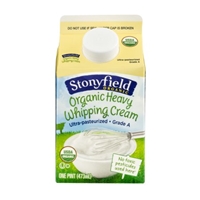Stonyfield Organic Heavy Whipping Cream Food Product Image