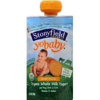 Stonyfield Yobaby Sweet Potato Organic Whole Milk Yogurt Pouch Product Image