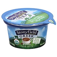 Stonyfield Farm Yogurt Greek, Nonfat, Cafe Latte Product Image