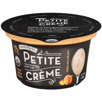 Stonyfield Petite Creme Peach Yogurt Product Image