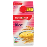 Beech-Nut Stage 1 Rice Baby Cereal Food Product Image