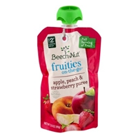 Beech-Nut Fruities On-The-Go Apple, Peach & Strawberry Puree Stage 2 Product Image