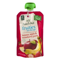 Beech-Nut Fruities On-The-Go Banana, Apple & Strawberry Puree Stage 2 Food Product Image