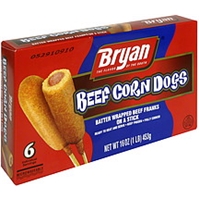 Bryan Corn Dogs Beef Food Product Image