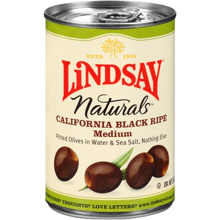 Lindsay Naturals California Black Ripe Olives Food Product Image