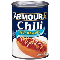 Armour No Beans Chili Food Product Image
