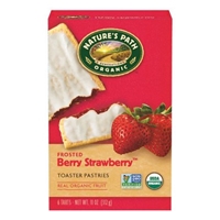 Nature's Path Organic Toaster Pastries Frosted Berry Strawberry - 6 CT Food Product Image