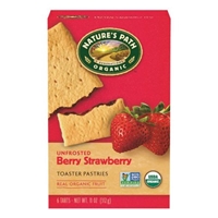 Natures Path Organic Unfrosted Strawberry Toaster Pastry Product Image
