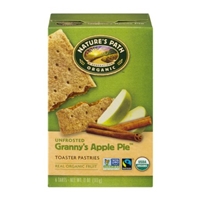 Nature's Path Organic Toaster Pastries Unfrosted Granny's Apple Pie - 6 CT Product Image