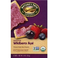 Nature's Path Organic Frosted Wildberry Acai Toaster Pastries Food Product Image