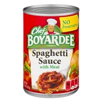 Chef Boyardee Spaghetti Sauce With Meat Food Product Image