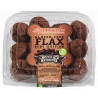 Flax 4 Life Gluten Free Chocolate Brownie Muffins Food Product Image