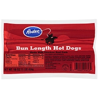 Rodeo Hot Dogs Bun Length Food Product Image