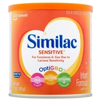 Similac Sensitive Infant Formula With Iron Birth-12 Months Food Product Image