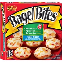 Bagel Bites Mini Bagels Three Cheese - 18 CT Food Product Image