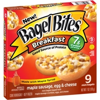 Bagel Bites Breakfast Maple Sausage Egg & Cheese Food Product Image