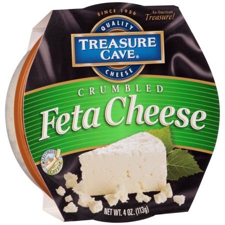 Treasure Cave Feta Cheese Crumbled Food Product Image