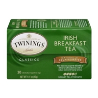 Twinings Of London Classics Irish Breakfast Tea Naturally Decaffeinated - 20 Ct Product Image